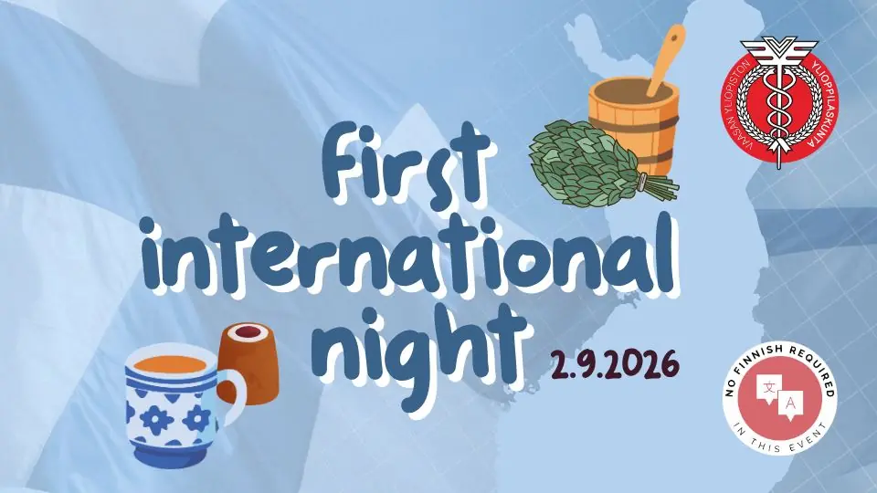 First international night — VYY - Vaasan yliopiston ylioppilaskunta, Vaasa