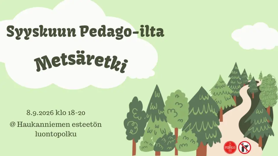 Syyskuun Pedago-ilta — Haukanniemen esteetön luontopolku, Jyväskylä