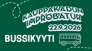 Kauppakadun Improbatur 2026 bus shuttle