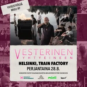 Vesterinen Yhtyeineen — Train Factory, Helsinki