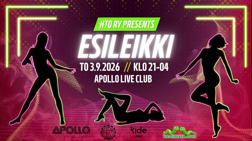 Esileikki — Apollo Live Club, Helsinki
