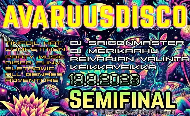 Avaruusdisco — Semifinal, Helsinki