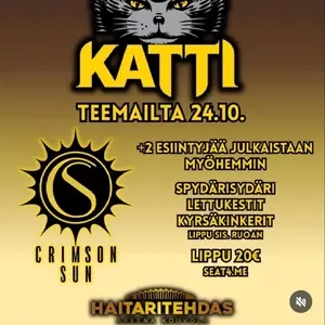 Crimson Sun — Haitaritehdas Areena Kouvola, Kouvola