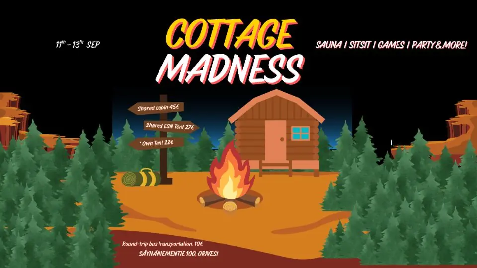 ESN FINT Cottage Weekend — Säynäniemi camp, Tampere