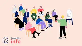 Mobil Espoo info veileder - HSL digital support på Entresse bibliotek
