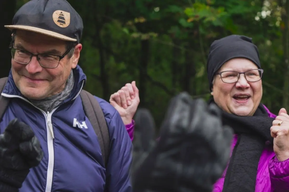 Hjerteforeningens naturtrening — Roihuvuoren seniorikeskus, Helsinki