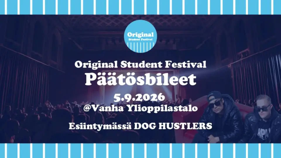 Original Student Festival: Päätösbileet 2026 (K18) — Vanha ylioppilastalo, Helsinki