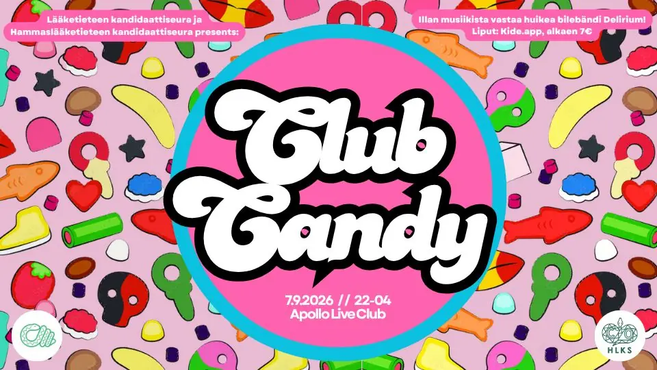 Club Candy 2026 — Lääketieteenkandidaattiseura ry, Helsinki