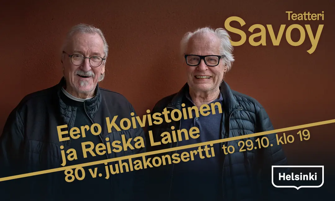 Savoy & Helsinki Jazz ry: Eero Koivistoinen and Reiska Laine 80th Birthday Jubilee Concert — Savoy-teatteri, Helsinki