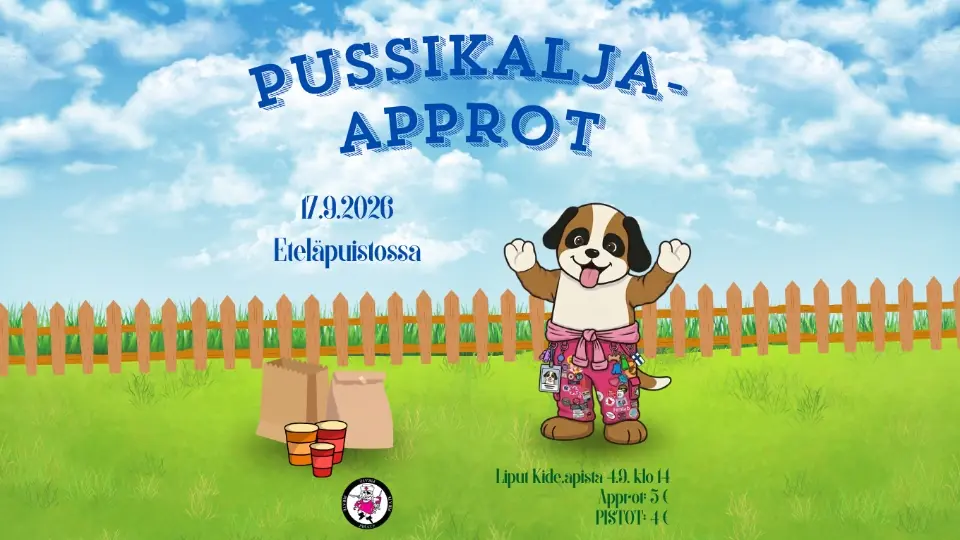 Pussikalja-approt — Eteläpuisto, Tampere