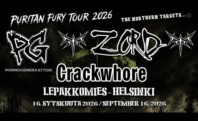 Zord - Puritan Fury - The Northern Targets — Lepakkomies, Helsinki