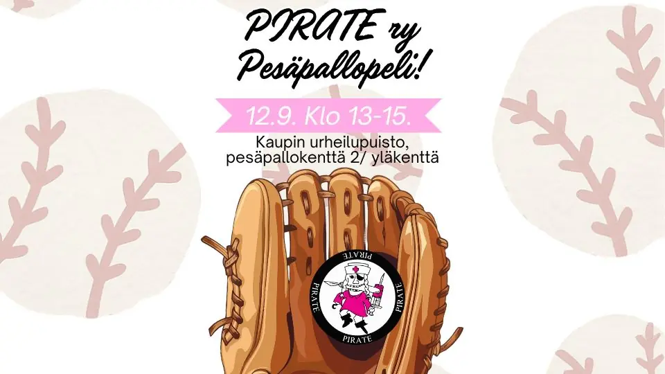 PIRATE Pesäpallo Match — Kaupin urheilupuisto, pesäpallokenttä 2/ yläkenttä., Tampere
