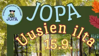JOPA RY's Welcome Evening for New Members at Haukanniemi Nature Trail