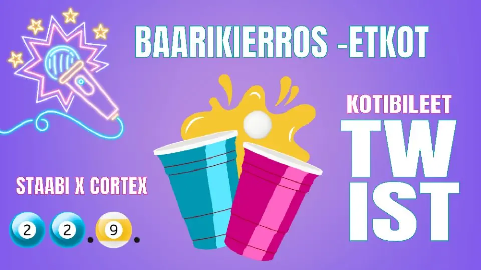Bar Crawl // KotibileTWISTIT — DAM Bar, Tampere