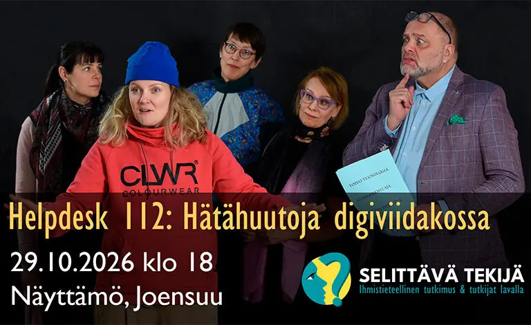 Helpdesk 112: Cries for Help in the Digital Jungle — NÄYTTÄMÖ, Joensuu