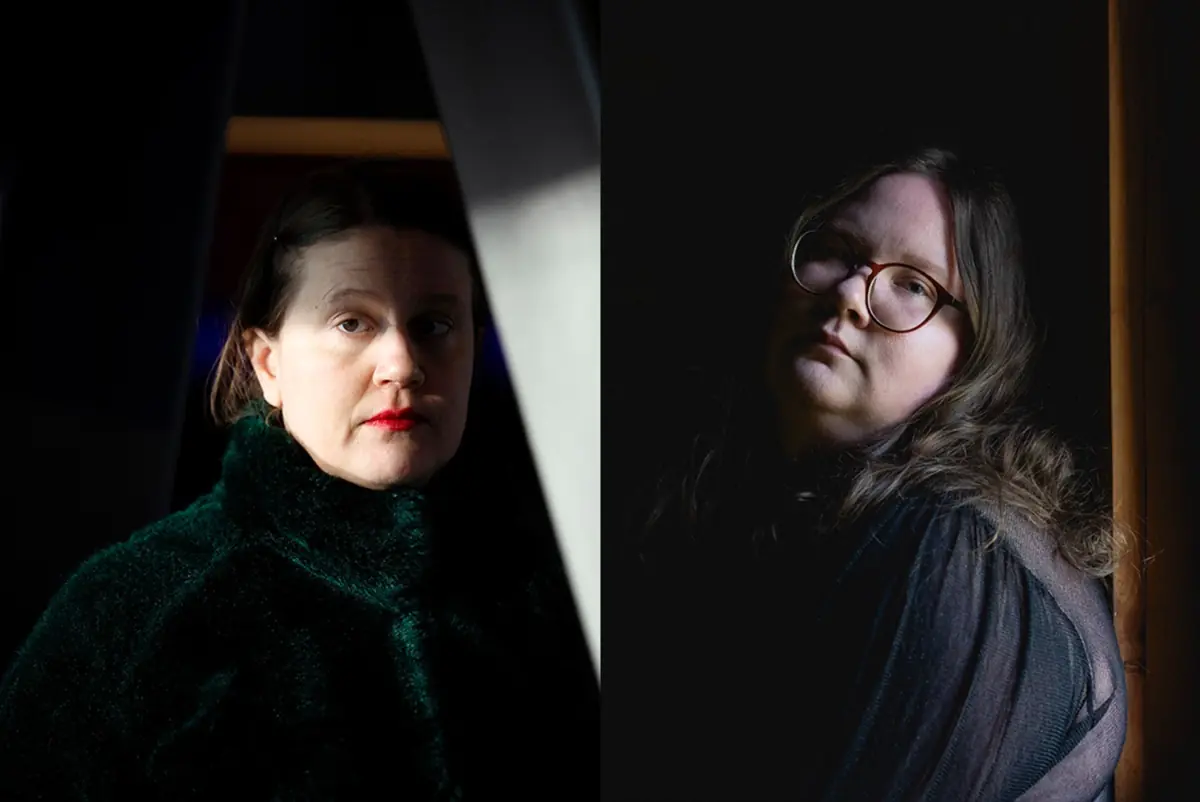 E. L. Karhu and Henna Lampinen - From Text to Textile - Discussion — Keskustakirjasto Oodi, Helsinki