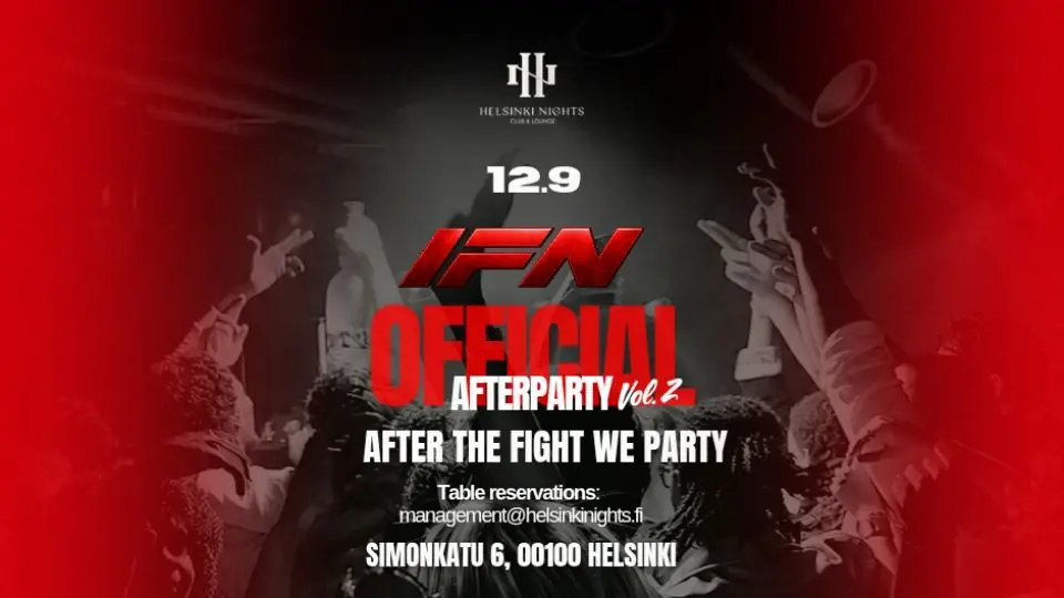 OFFICIAL AFTERPARTY — Helsinki Nights, Helsinki