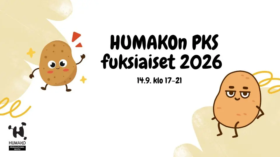 HUMAKOn PKS fuksiaiset 2026 / Freshers Party — Tokoinranta, Helsinki