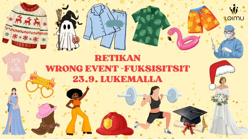Retikan Wrong Event -fuksisitsit — Retikka ry, Kuopio