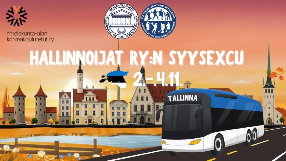 Hallinnoijat ry: Höstexkursion till Tallinn — Hallinnoijat ry, Vasa