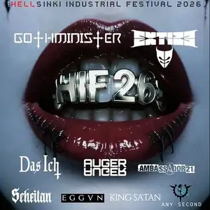 Hellsinki Industrial Festival 2026 Pre-Club: Scheitan (SWE), Agent Side Grinder (SWE), Stuka, Akathartos, DJ Vade Retro (GBR)