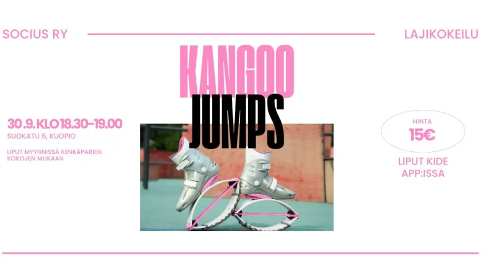 Kangoo Jumps-prøvelektion — Socius Ry, Kuopio