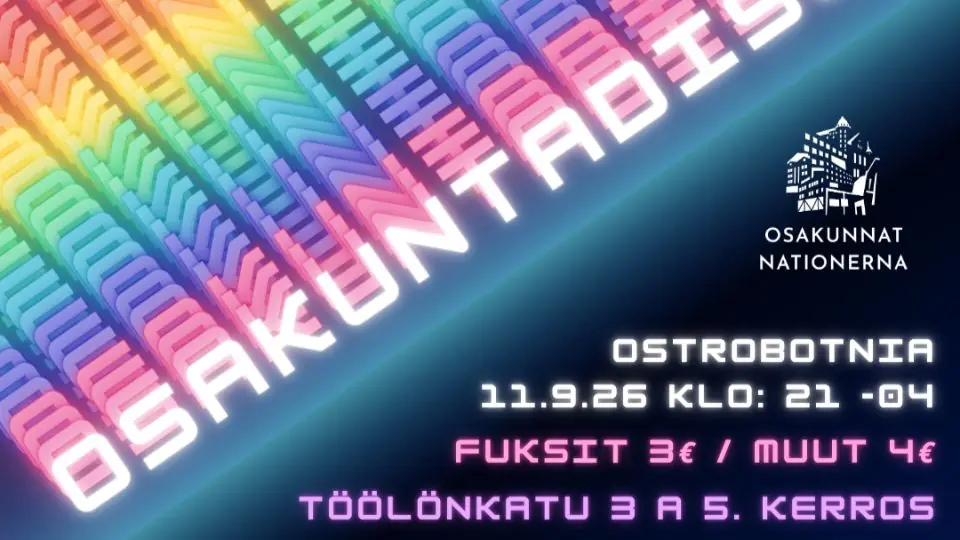 OSAKUNTADISCO — Ostrobotnia-talo/huset, Helsinki