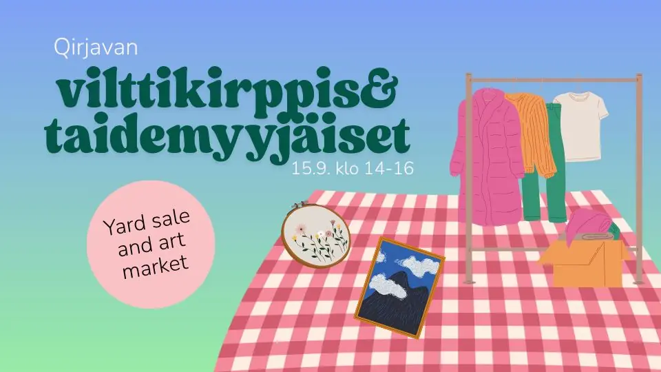 Qirjava Blanket Flea Market and Art Fair — Alkukivet, Joensuu