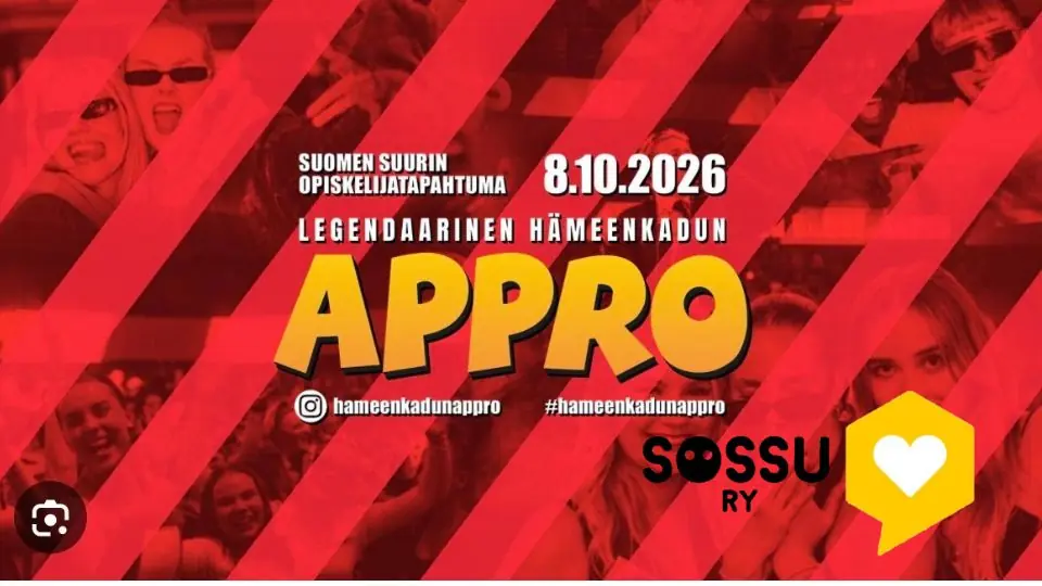 SOSSU ry goes Hämeenkadun appro 2026 — SOSSU ry, Seinäjoki