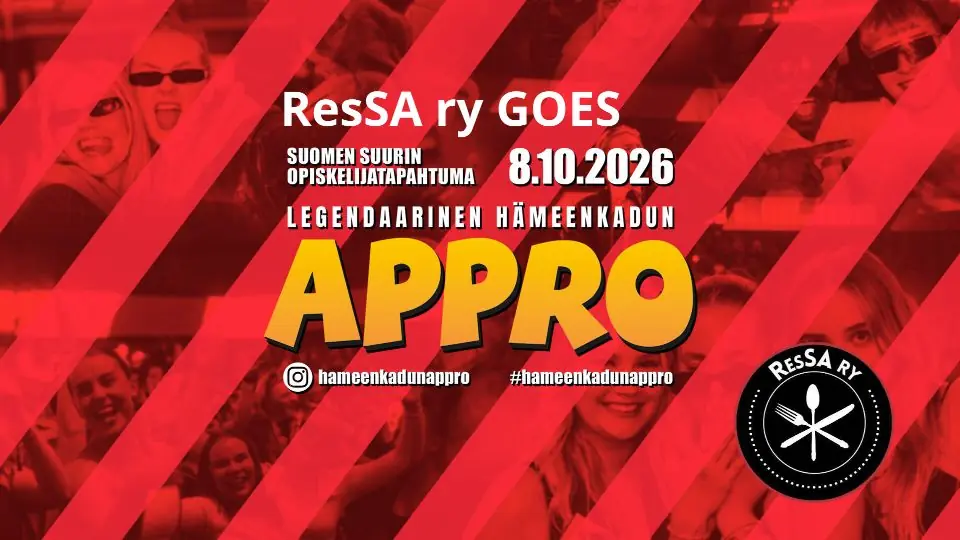 ResSA ry GOES Hämeenkadun Appro 2026 — ResSA ry, Seinäjoki