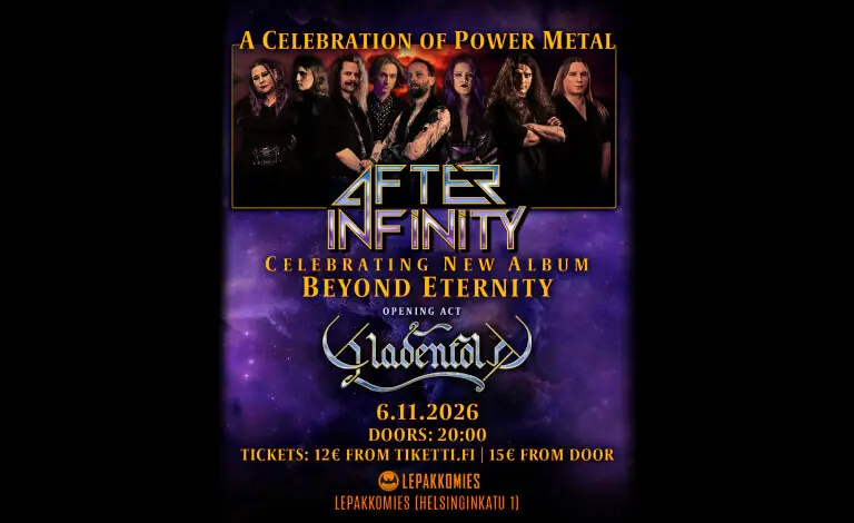A Celebration of Power Metal - After Infinity & Gladenfold — Lepakkomies, Helsinki