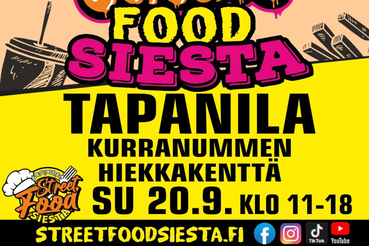 Street Food Siesta Tapanila — Leikkipuisto Kurranummi, Helsinki