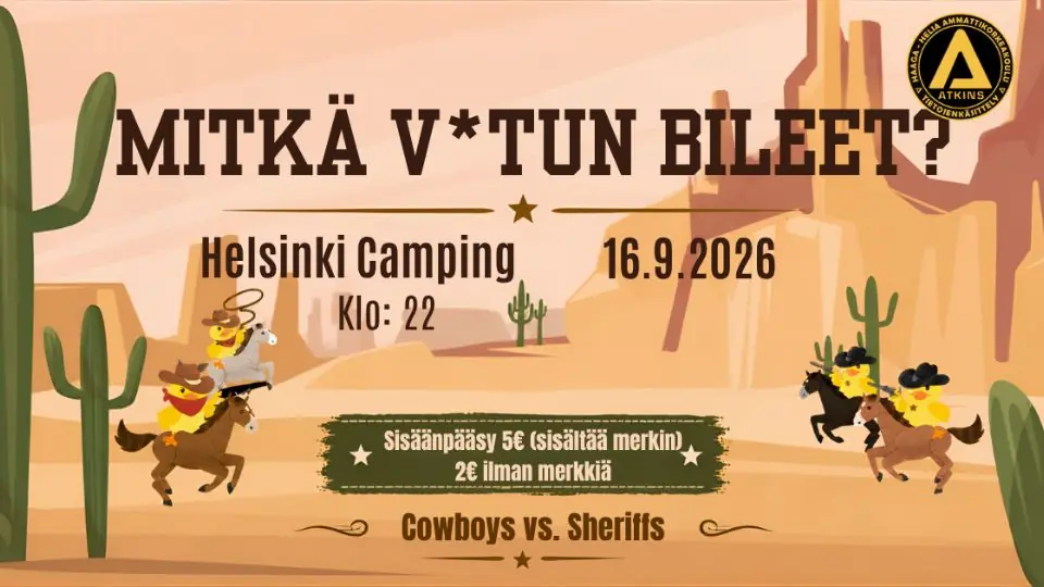 MITKÄ V*TUN BILEET? — Helsinki Camping, Helsinki