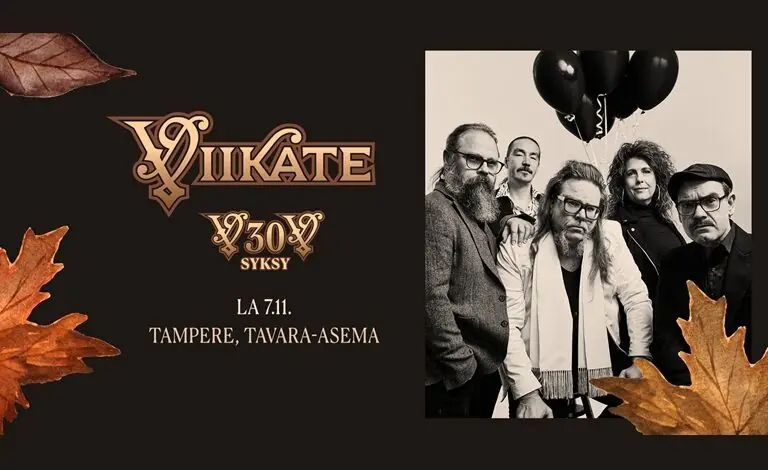 Viikate 30th Anniversary Concert + Krypta — Tavara-asema, Tampere