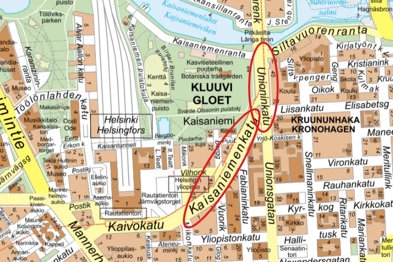 Inneboermøte: Gateplaner for bydelen Kluuvi presenteres — Kaisaniemen ala-asteen koulu, Helsinki