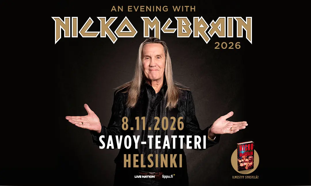 Nicko McBrain - An Evening With Nicko McBrain — Savoy-teatteri, Helsinki