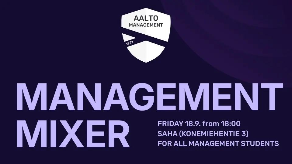 Management Mixer 2026 — Aalto Management, Espoo