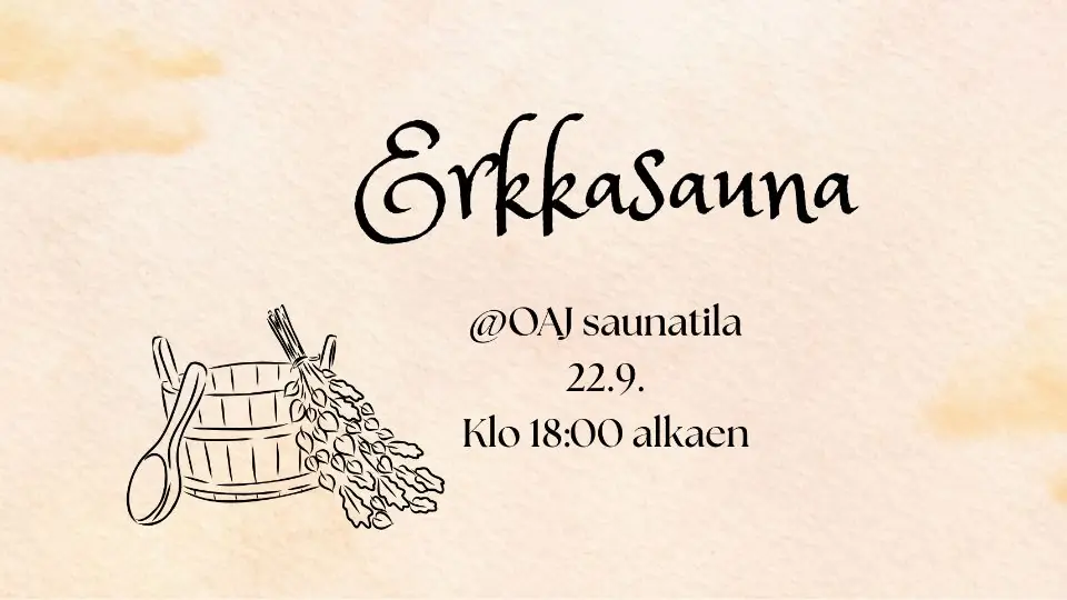 Erkkasauna — OAJ saunatila, Oulu