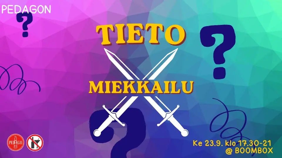Pedagon Knowledge Fencing — Boombox,  Musica, Jyväskylä