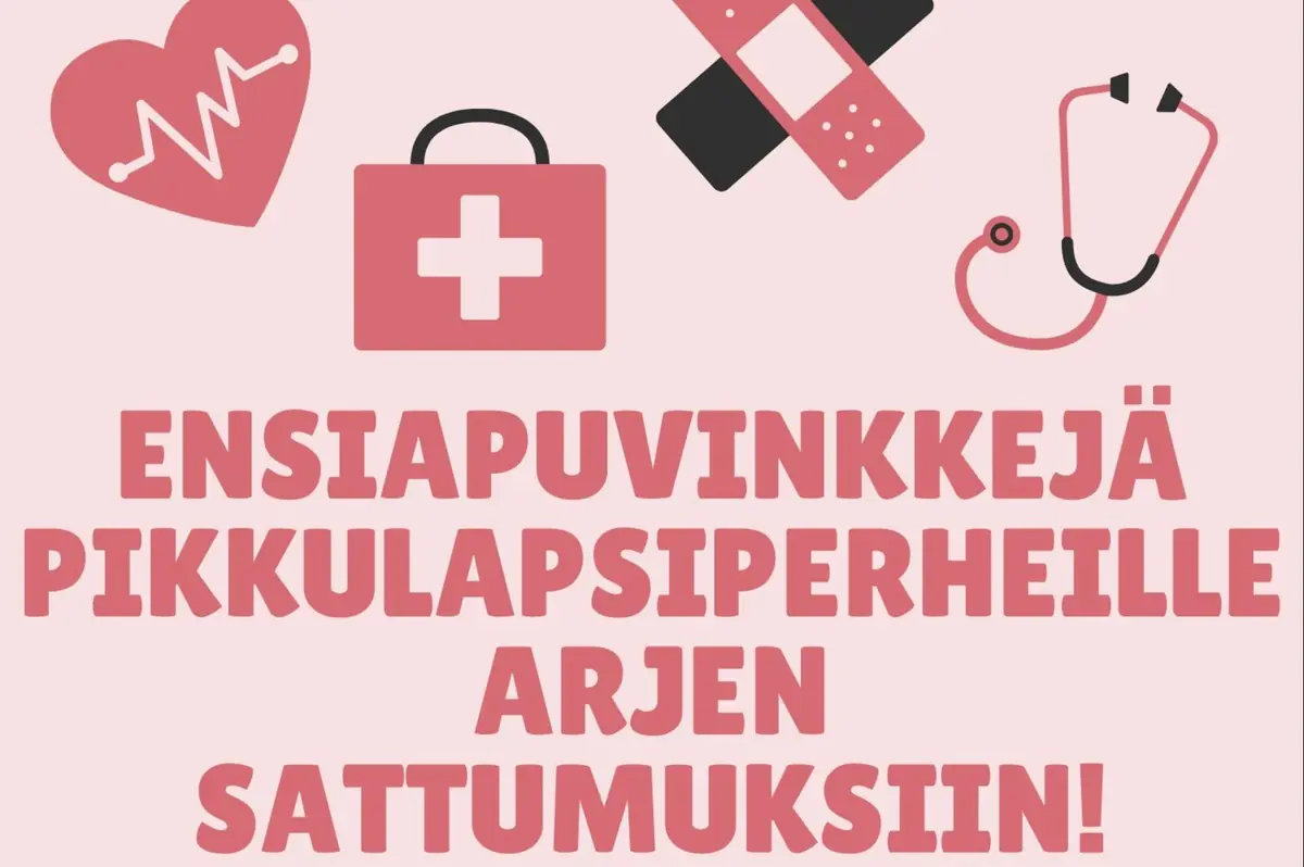 Perheaamu, jossa ensiapuvinkkejä pikkulapsiperheille — Leikkipuisto Taivallahti, Helsinki