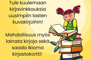 Familiemorgen med besøk fra Tölö bibliotek