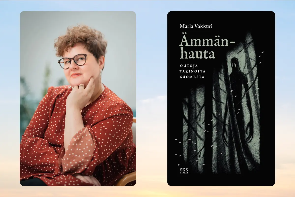 Author Visit with Maria Vakkuri - Ämmänhauta - Strange Stories from Finland — Lippulaivan kirjasto, Espoo