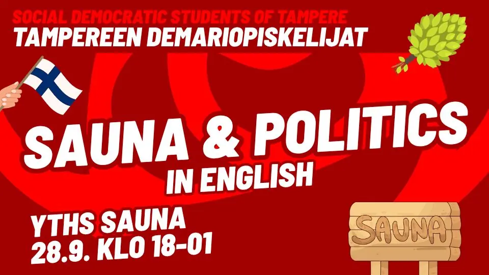 Sauna & Politics in English — YTHS Sauna, Tampere