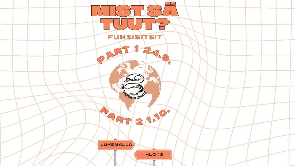 Sociuksen fuksisitsit pt.1 24.9. — Lukema, Kuopio