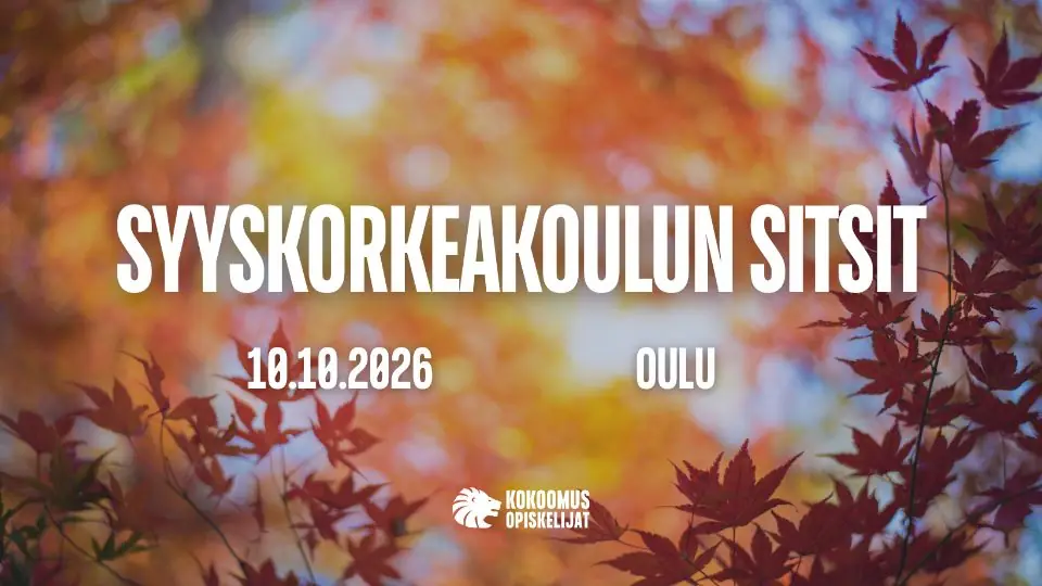 Oulun kokoomusopiskelijoiden sitsit — Oulu