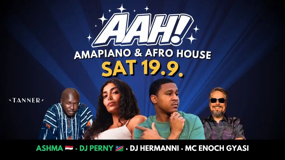 AAH! Amapiano & Afro House: September Edition — Ravintola Tanner, Helsinki