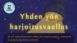 JOPA rf:s träningsvandringstur 26.-27.9.2026