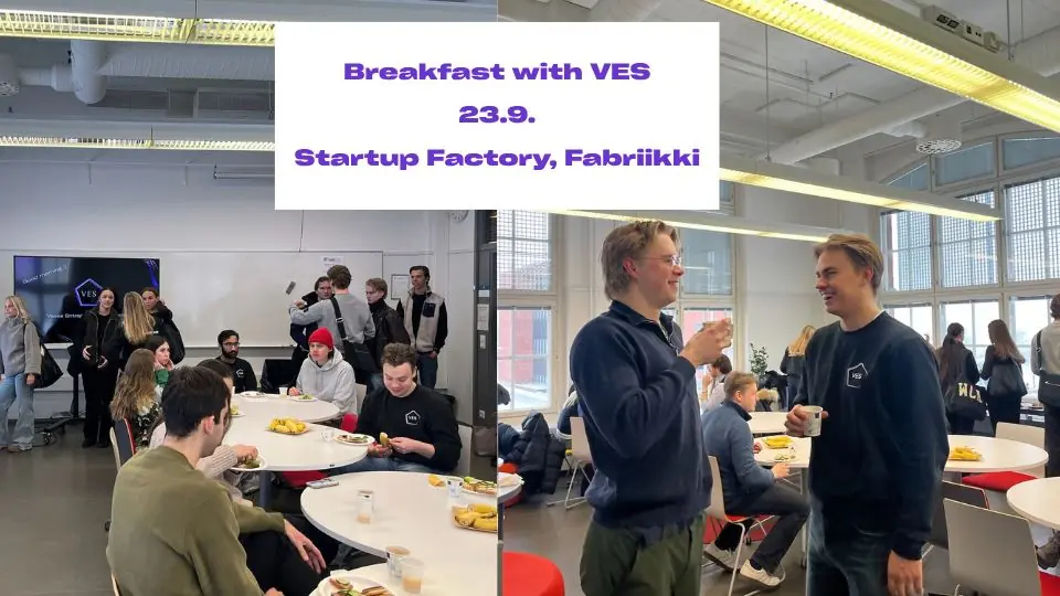 Breakfast with VES — VES - Vaasa Entrepreneurship Society, Vaasa