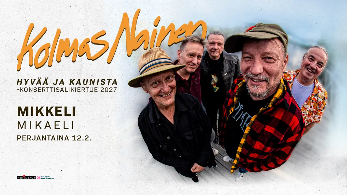 Kolmas Nainen: Hyvää ja kaunista - Concert Hall Tour — konsertti- ja kongressitalo mikaeli, Mikkeli