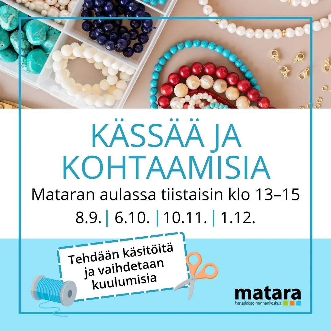 Håndverk og møter — tourujokisali, Jyväskylä